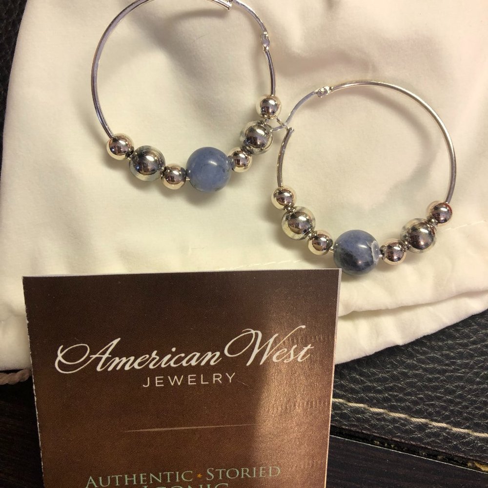 Sterling Silver and Stone Earrings
